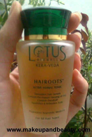 Lotus Herbals Kera Veda Hair Roots Active Herbal Tonic Review