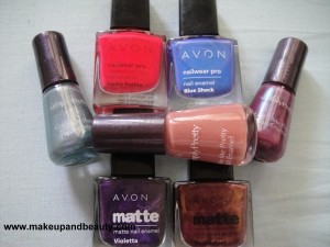 My Avon Nail Colours