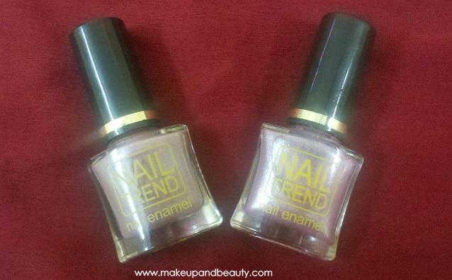 Nail Trend Nail Enamel Wine Pink and Petal Pink Review NOTD