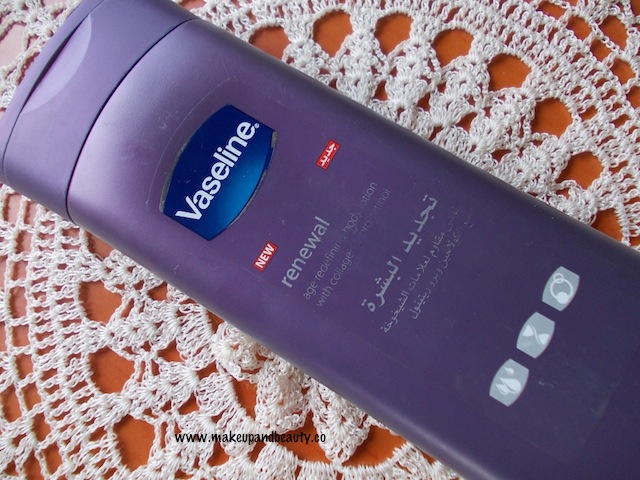 Vaseline renewal age redefining body lotion with collagen retinol review