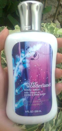 bath and body works secret wonderland body lotion