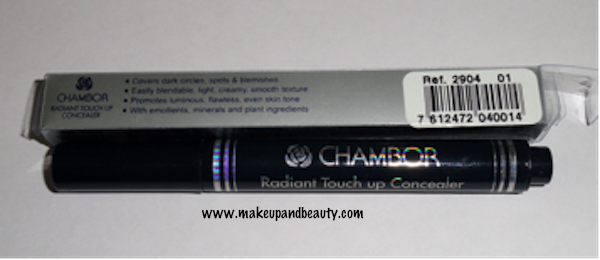 Chambor Radiant Touch Up Concealer Review