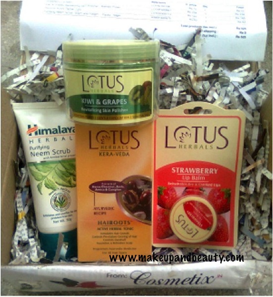 Lotus Herbals Skin Care products
