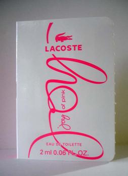 lacoste joy of pink sample
