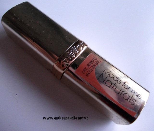 loreal made for me naturals lipstick amber