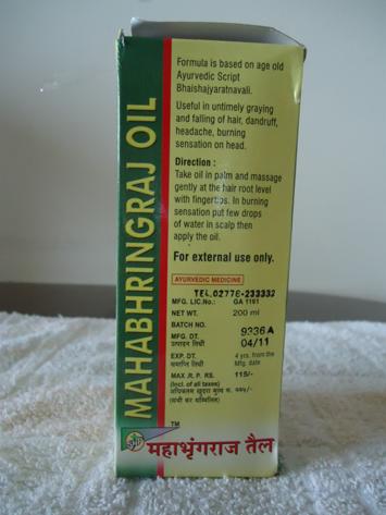 mahabhringraj oil