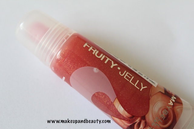 maybelline fruity jelly crazy for caramel review, swatch, fotd