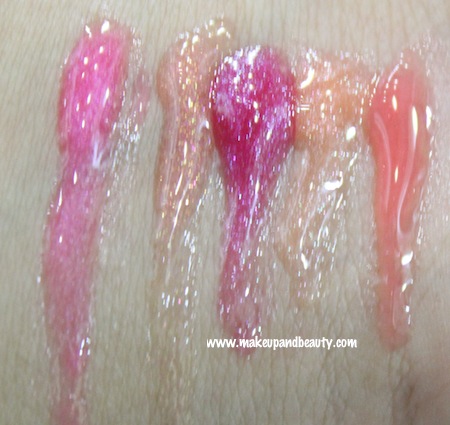 maybelline fruity jelly swatches