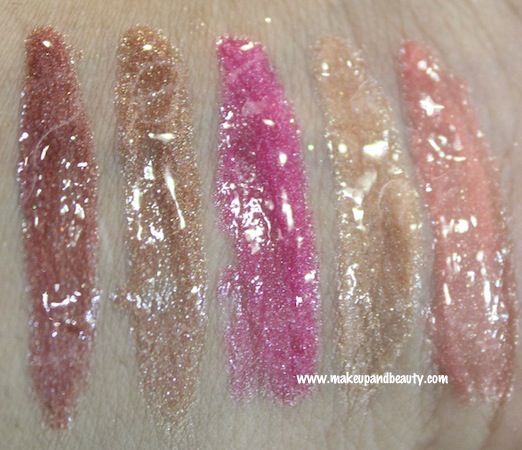 swatches revlon colorburst lipgloss