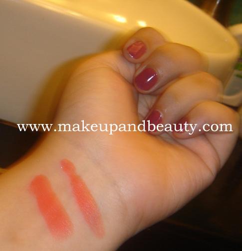 Estee Lauder Stay Coral Swatch