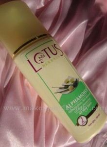 Lotus herbals alphamoist moisturizer