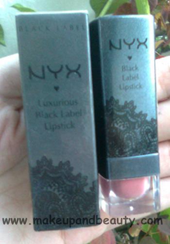NYX Black Label Lipstick Dusty Rose