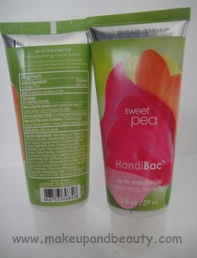 Sweet pea Handibac hand cream