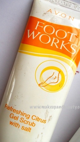 Avon refreshing citrus gel scrub with salt: