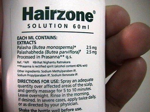 hairzone ingredients