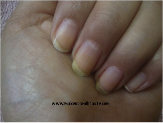 before using The Body Shop nail buffer