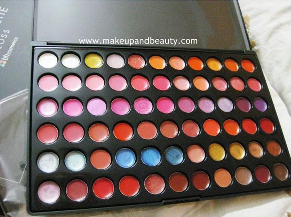 BH cosmetics 66 lipgloss palette