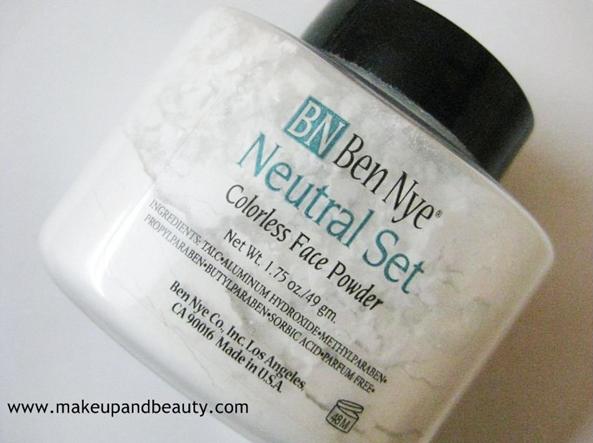 Ben Nye neutral set coloreless Face Powder