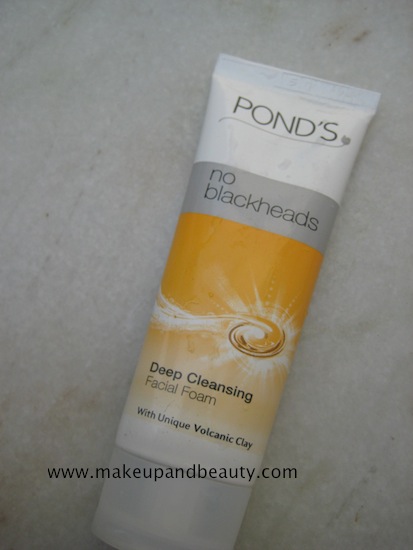 Ponds no blackheads deep cleansing foam with volcanic clay review