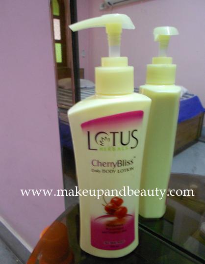 Lotus cherry bliss daily body lotion