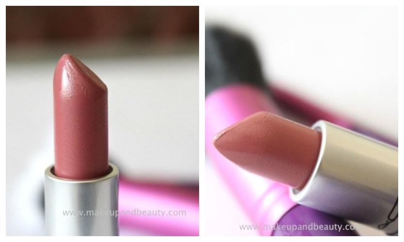MAC Brave lipstick collage
