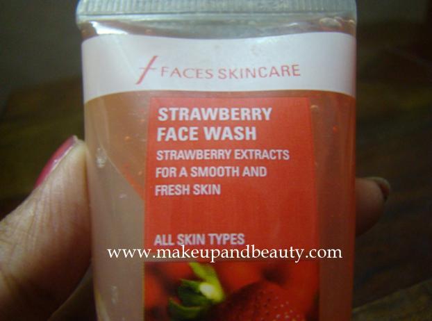 Strawberry face wash