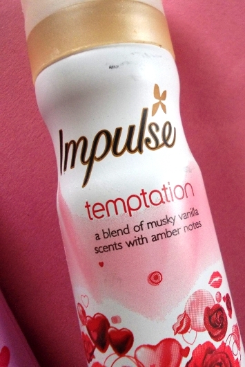 impulse temptation body fragrance