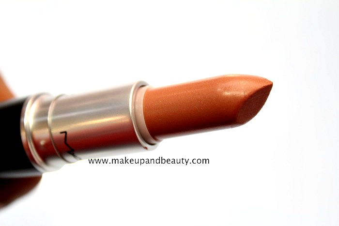 mac lush amber lipstick