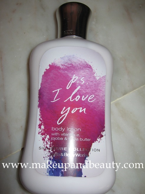 Bath & Body Works P S I Love You Signature Collection Body Lotion