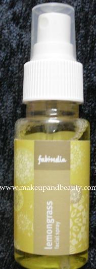 Fabindia lemongrass facial spray