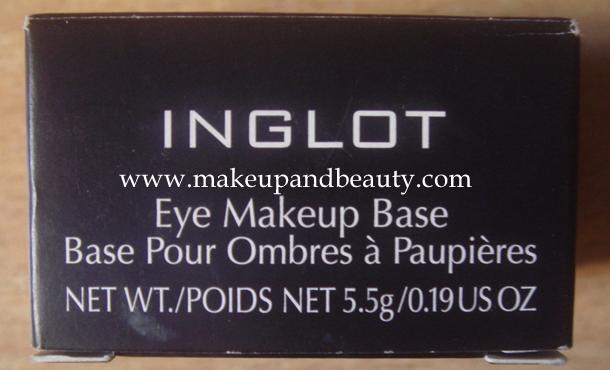 Inglot Eye Makeup Base Review