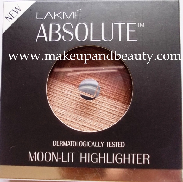 Lakme Absolute Moon-lit Highlighter Review Swatches