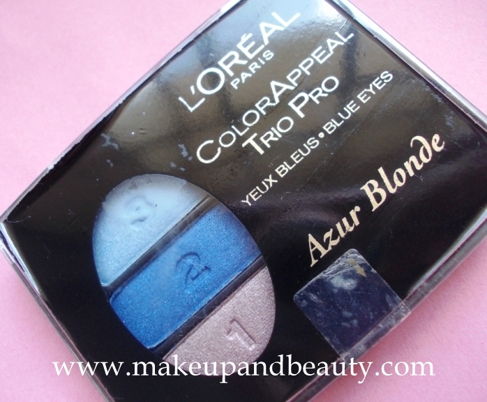 L'oreal Paris ColorAppeal Trio Pro Azur Blonde Review and Swatches