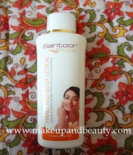 Santoor Enhance Hand and Body Lotion