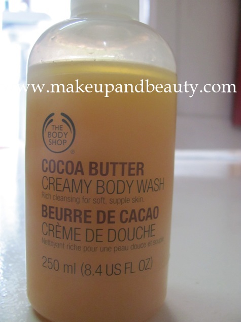 The Body Shop Cocoa Butter Creamy Body Wash Review