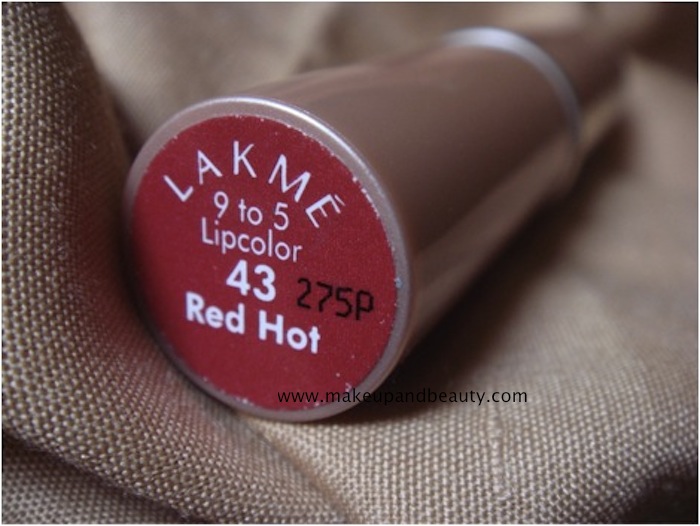 lakme red lipstick