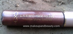 lakme nine to five intense shine liner brown shimmer