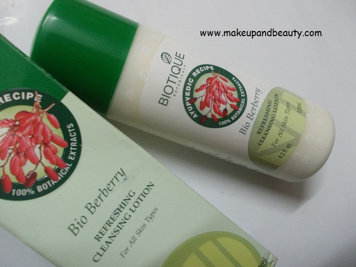 Biotique Bio Berberry Refreshing Cleansing Lotion Review