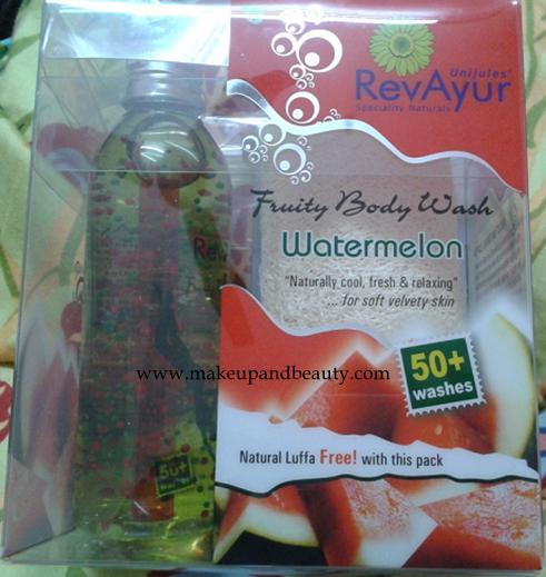 RevAyur Fruity Body Wash Watermelon Review