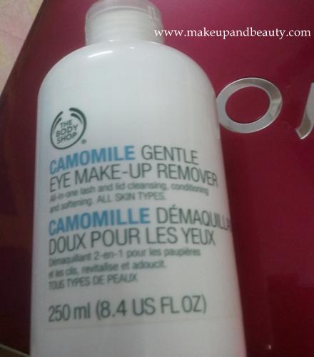 The Body Shop Camomile Gentle Eye MakeUp Remover