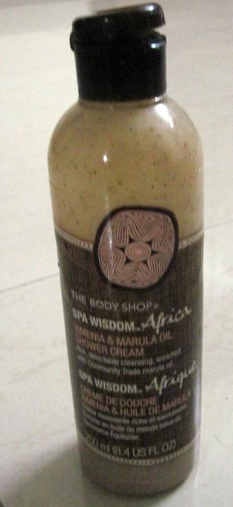 The Body Shop Spa Wisdom African Ximenia Marula Oil Shower Cream