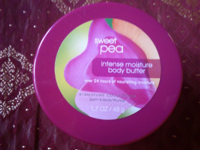 Bath and Body Works Signature Collection Sweet Pea Intense Moisture Body Butter
