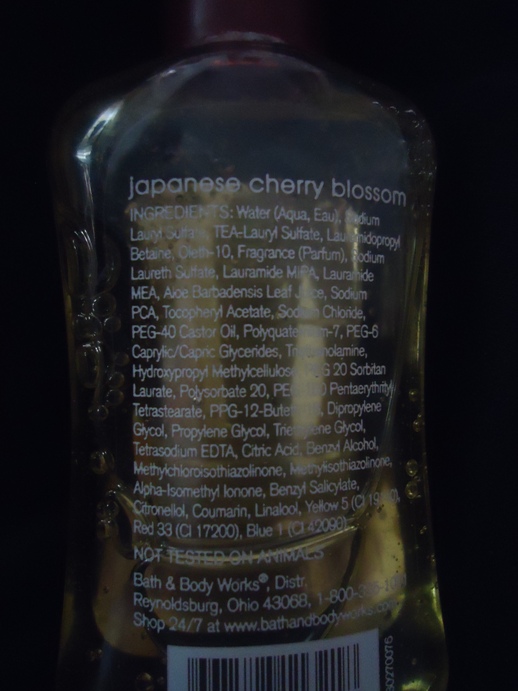  Bath and Body Works Japanese Cherry Blossom Shower Gel