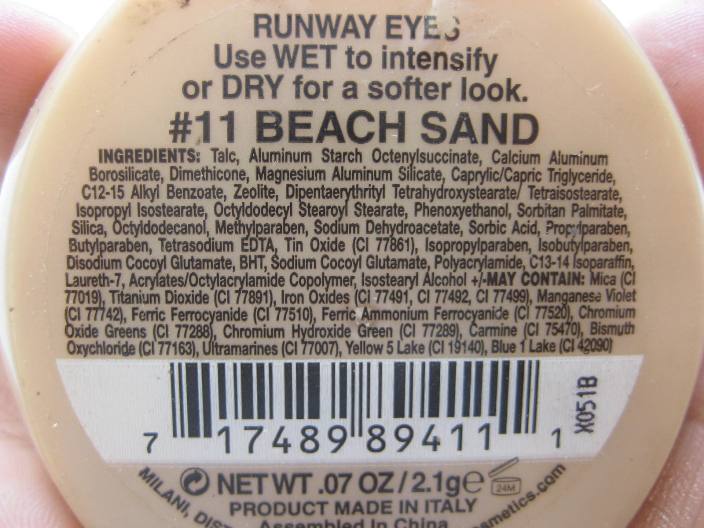 Milani Beach Sand Runway Eyeshadow Review Photos Swatches