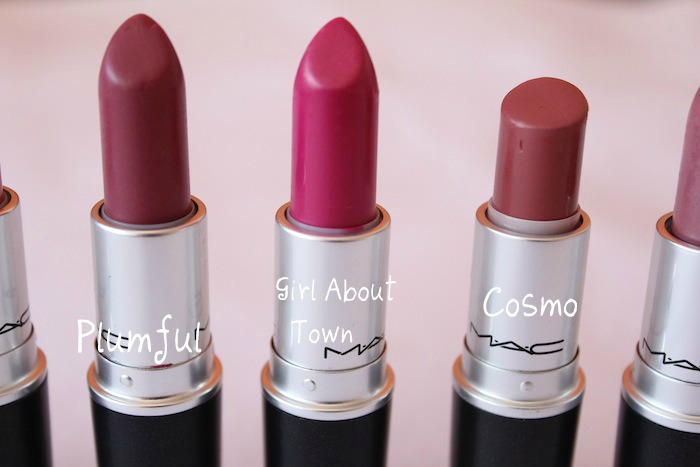 MAC Pink Lipsticks
