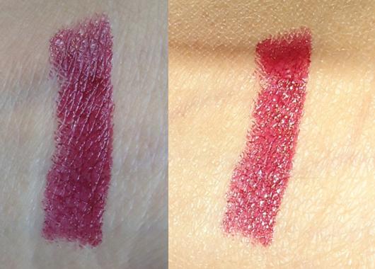 Lakme lipstick swatches