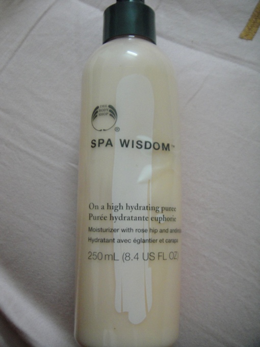 The Body Shop Spa Wisdom On a High Hydrating Puree
