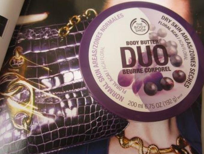 The Body Shop Floral Acai Body Butter Duo