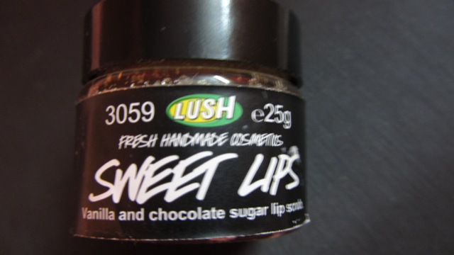 Lush Sweet Lips Vanilla and Chocolate Sugar Lip Scrub