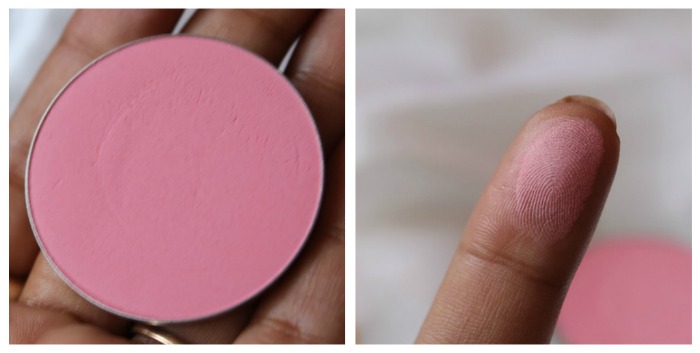 MAC pink swoon swatch